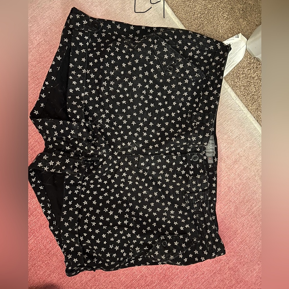 Torrid Black Star Patterned Shorts - image 1